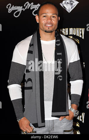 Feb. 13, 2011 - West Hollywood, California, U.S. - Oakland Athletics center fielder COCO CRISP attends the Cash Money Records Annual Pre-Grammy Awards Party at the Lot in West Hollywood on Saturday, February 12, 2011. (Credit Image: © Amy Harris/ZUMAPRESS.com) Stock Photo