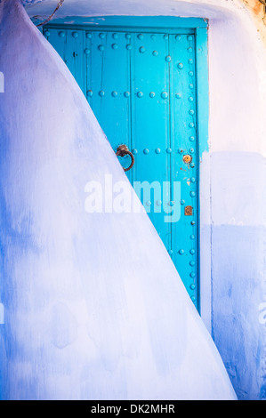 The beautiful blue medina of Chefchaouen in Morocco Stock Photo