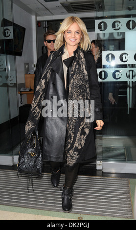 Mena Suvari outside the BBC Radio 1 studios London, England - 16.04.12 Stock Photo