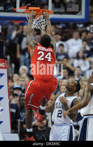 St. John's Justin Burrell dunks against Georgetown during the second ...