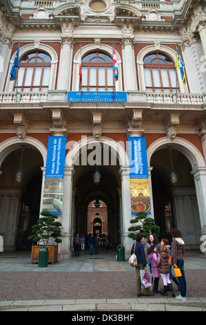 Palazzo Carignano houses Museo Nazionale del Risorgimento Italiano museum Turin city Piedmont region northern Italy Europe Stock Photo