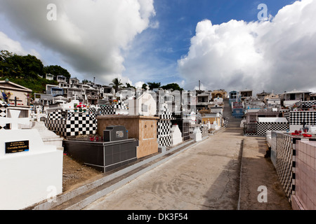 Cemetery of Morne-à-l'eau, Guadeloupe Stock Photo