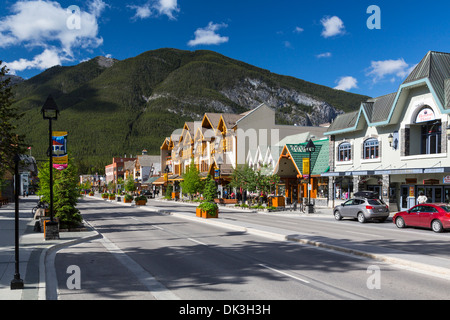 Banff main street, Alberta, Canada Stock Photo - Alamy