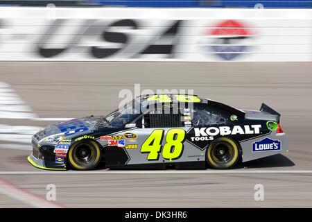 Mar 05, 2011 - Las Vegas, Nevada, U.S. - JIMMIE JOHNSON during the 2011 NASCAR weekend at the Las Vegas Motor Speedway. (Credit Image: © Dave Smith/ZUMApress.com) Stock Photo