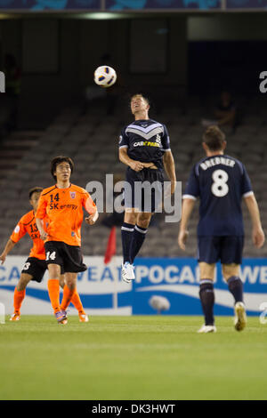 Mar 05, 2011 - Melbourne, Victoria, Australia - Jeju United defeated Melbourne Victory 2-1 in a Asian Football Confederation Champions League Group E football match at Etihad Stadium (Docklands Stadium). (Credit Image: © Andrew Gyopar/ZUMAPRESS.com) Stock Photo