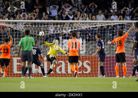 Mar 05, 2011 - Melbourne, Victoria, Australia - Jeju United defeated Melbourne Victory 2-1 in a Asian Football Confederation Champions League Group E football match at Etihad Stadium (Docklands Stadium). (Credit Image: © Andrew Gyopar/ZUMAPRESS.com) Stock Photo