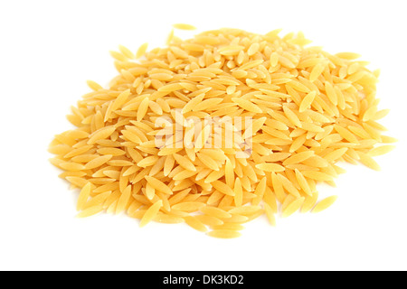 Italian pasta isolated on white background. Stock Photo