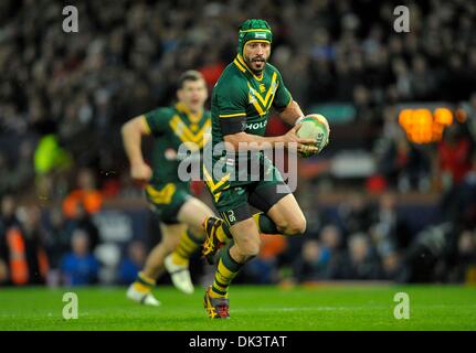 Manchester, UK. 1st Dec, 2013. Johnathan Thurston (Australia) - New Zealand v Australia - Rugby League World Cup Final - Old Trafford - Manchester - UK. Credit:  Sport In Pictures/Alamy Live News Stock Photo