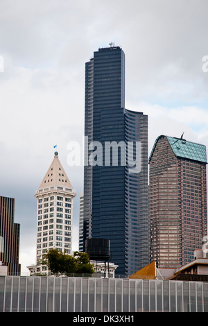 Tallest building Columbia Center in the city center, Seattle, state of Washington, USA Stock Photo