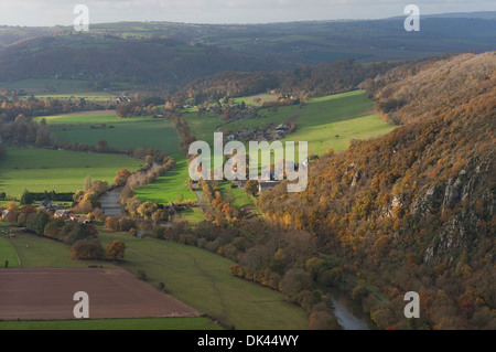 le pain de sucre, river orne valley, clecy, swiss normandy, france Stock Photo