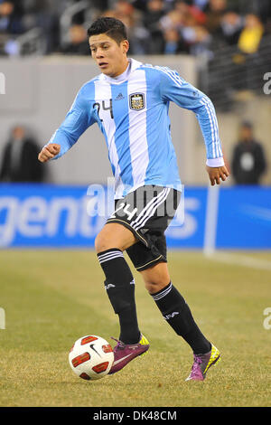 Mar. 26, 2011 - East Rutherford, New Jersey, U.S - Team Argentina forward  Lionel Messi (10) in FIFA international friendly soccer action at The New  Meadowlands Stadium in East Rutherford New Jersey