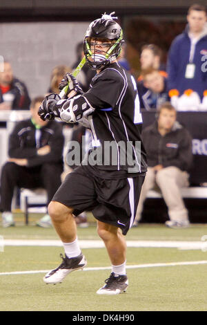 Apr. 3, 2011 - East Rutherford, New Jersey, U.S - Duke Blue Devils attacker Zach Howell (21) in lacrosse action against the Syracuse Orange during the Konica Minolta Big City Classic at The New Meadowlands Stadium in East Rutherford, NJ. Syracuse defeated Duke 13-11. (Credit Image: © Debby Wong/Southcreek Global/ZUMAPRESS.com) Stock Photo
