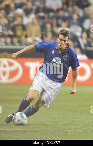 July 20, 2011 - Chester, Pennsylvania, U.S - Everton defender Seamus Coleman (23) with the ball. The Philadelphia Union defeated Everton 1-0 in a MLS friendly match being played at PPL Park in Chester, Pennsylvania (Credit Image: © Mike McAtee/Southcreek Global/ZUMAPRESS.com) Stock Photo