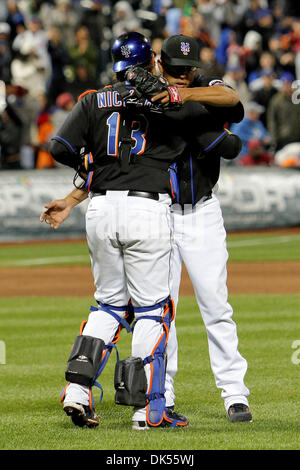 New York Mets pitcher Francisco Rodriguez (#75) steps in at the top of the  9th during the game at Citifield. The Mets defeated the Braves 3-0. (Credit  Image: © Anthony Gruppuso/Southcreek Global/ZUMApress.com Stock Photo -  Alamy