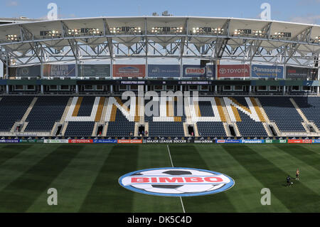 April 30, 2011 - Chester, Pennsylvania, U.S - PPL Park during pre game warmups. The Philadelphia Union defeated San Jose Earthquakes 1-0, in a game being played at PPL Park in Chester, Pennsylvania (Credit Image: © Mike McAtee/Southcreek Global/ZUMAPRESS.com) Stock Photo