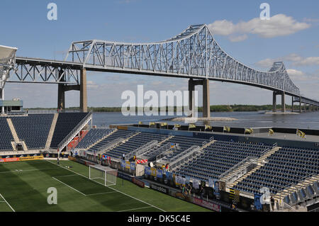 April 30, 2011 - Chester, Pennsylvania, U.S - PPL Park during pre game warmups. The Philadelphia Union defeated San Jose Earthquakes 1-0, in a game being played at PPL Park in Chester, Pennsylvania (Credit Image: © Mike McAtee/Southcreek Global/ZUMAPRESS.com) Stock Photo