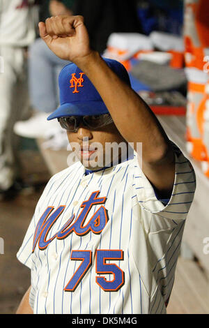 NY Mets Pitcher Francisco Rodriguez (#75) in the game at Citifield