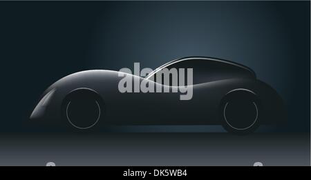 futuristic concept car Stock Vector