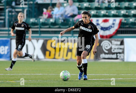 June 03, 2011: The Western New York Flash tied Sky Blue FC 2-2 at Sahlen's Stadium in Rochester, NY. Western New York forward Marta (#10) in action while playing Sky Blue FC.(Credit Image: © Alan Schwartz/Cal Sport Media/ZUMAPRESS.com) Stock Photo