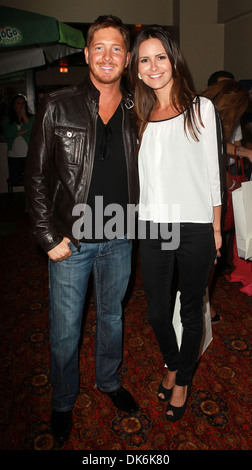 Jacob Diamond and Tracy Elizabeth Boom Boom Room celebrities and their babies Gifting Suite held at Roosevelt Hotel Hollywood Stock Photo