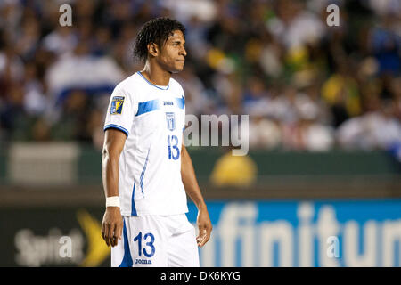 June 6, 2011 - Carson, California, U.S - Honduras Carlo Costly forward #13 during the 2011 CONCACAF Gold Cup group B game between Honduras and Guatemala at the Home Depot Center. (Credit Image: © Brandon Parry/Southcreek Global/ZUMAPRESS.com) Stock Photo