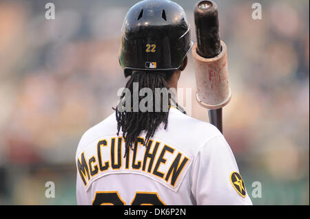 Pittsburgh Pirates' Andrew McCutchen stands in the dugout before a baseball  game against the Colorado Rockies in Pittsburgh, Monday, May 8, 2023. (AP  Photo/Gene J. Puskar Stock Photo - Alamy