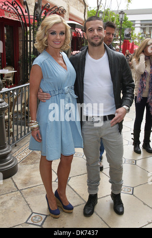 Singer and 'Dancing With Stars' Contestant Katherine Jenkins and her Dance Partner Mark Ballas at Grove to appear on Stock Photo