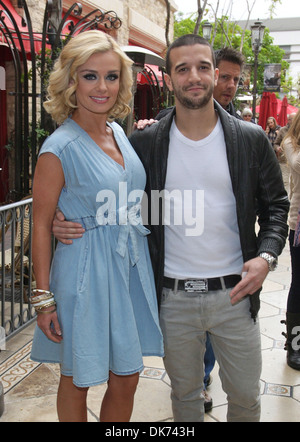 Singer and 'Dancing With Stars' Contestant Katherine Jenkins and her Dance Partner Mark Ballas at Grove to appear on Stock Photo