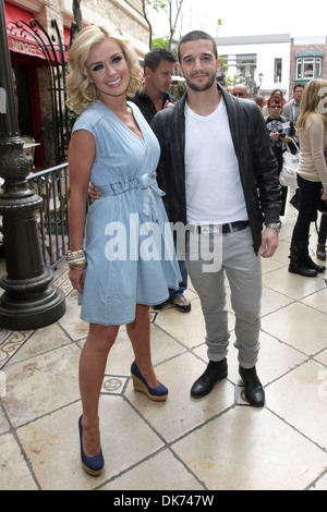 Singer and 'Dancing With Stars' Contestant Katherine Jenkins and her Dance Partner Mark Ballas at Grove to appear on Stock Photo