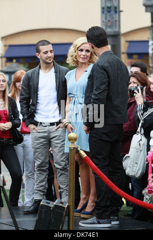 Singer and 'Dancing With Stars' Contestant Katherine Jenkins and her Dance Partner Mark Ballas at Grove to appear on Stock Photo