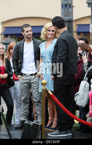 Singer and 'Dancing With Stars' Contestant Katherine Jenkins and her Dance Partner Mark Ballas at Grove to appear on Stock Photo