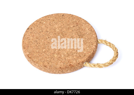 a pot stand made by cork Stock Photo