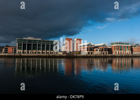 Belfast Harbour Marina Stock Photo