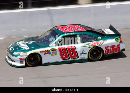 June 17, 2011 - Brooklyn, Michigan, U.S - Dale Earnhardt Jr. makes a pass during Friday's practice. (Credit Image: © Alan Ashley/Southcreek Global/ZUMAPRESS.com) Stock Photo