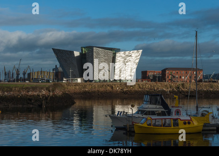 Belfast Harbour Marina Stock Photo