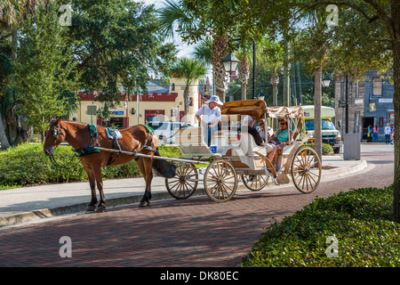 Horse carriage ride with tourists at the St. Louis Gateway Arch Stock Photo: 32031752 - Alamy
