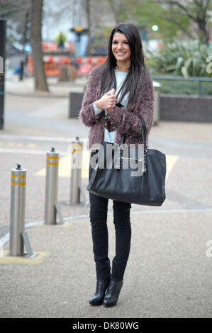 Natalie Anderson outside the ITV Studios Featuring: Natalie Anderson ...