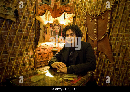 Italy, Milan, Warsa eritrean restaurant, Biniam Sagai Stock Photo