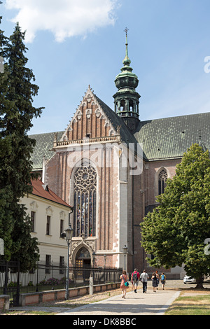 The Augustinian abbey of St Thomas where Gregor Mendel, was abbot, Brno, Czech Republic Stock Photo