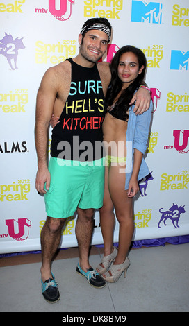 Frank Sweeney and Alexandra Govere MTV Spring Break 2012 - Day 2 at