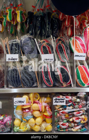 Sweets at Tivoli, Copenhagen, Denmark. Stock Photo