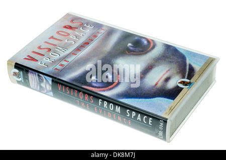 Visitors From Space UFO Documentary on Video Cassette. Stock Photo