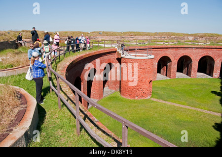 Fort Massachusetts on Ship Island in Mississippi, part of Gulf Islands ...