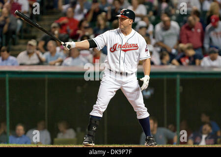 Jim Thome of the Cleveland Indians during a game at Anaheim Stadium in  Anaheim, California during the 1997 season.(Larry Goren/Four Seam Images  via AP Images Stock Photo - Alamy