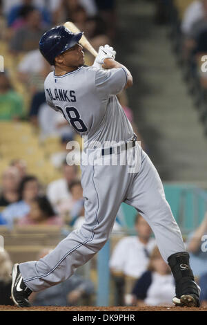 Aug. 29, 2011 - Los Angeles, California, U.S - San Diego Padres left fielder Kyle Blanks #88 during the Major League Baseball game between the San Diego Padres and the Los Angeles Dodgers at Dodger Stadium. (Credit Image: © Brandon Parry/Southcreek Global/ZUMAPRESS.com) Stock Photo