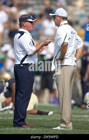 South Florida head coach Skip Holtz gestures to an official during the ...