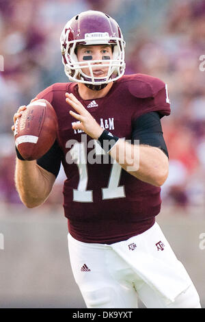 Sept 17, 2011.. Ryan Tannehill #17 of the Texas A&M Aggies vs the Idaho ...