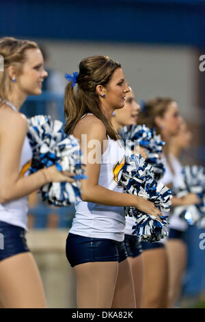 Sept. 10, 2011 - Kent, Ohio, U.S - Members of the Kent State dance team on the sideline during the game against Louisiana-Lafayette.  The Louisiana-Lafayette Ragin Cajuns defeated the Kent State Golden Flashes 20-12 in the game played at Dix Stadium in Kent, Ohio. (Credit Image: © Frank Jansky/Southcreek Global/ZUMAPRESS.com) Stock Photo