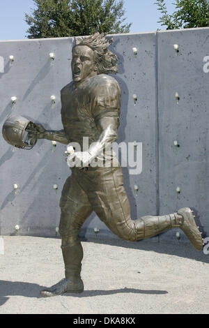 A general overall view of memorial statue of Arizona Cardinals