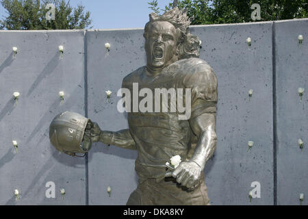 A general overall view of memorial statue of Arizona Cardinals